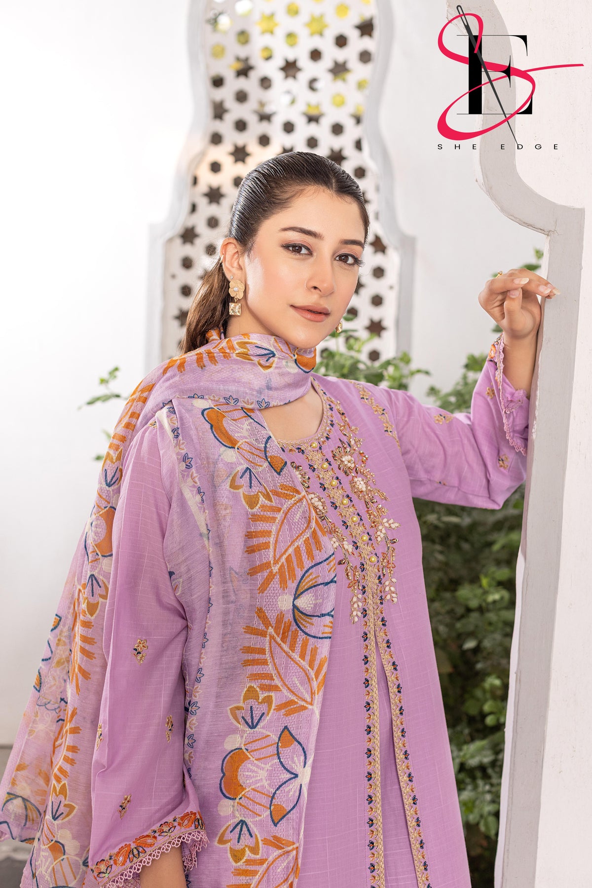 Three Piece Stitched Embroidered Suit - Summers 2025
