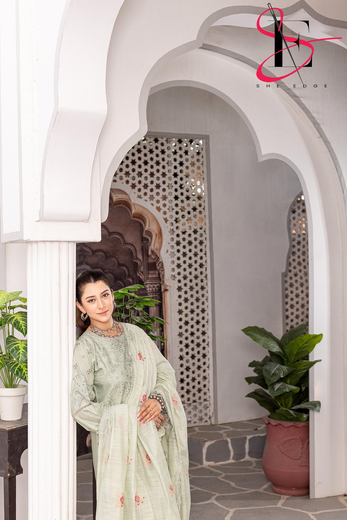 Three Piece Stitched Embroidered Suit - Summers 2025