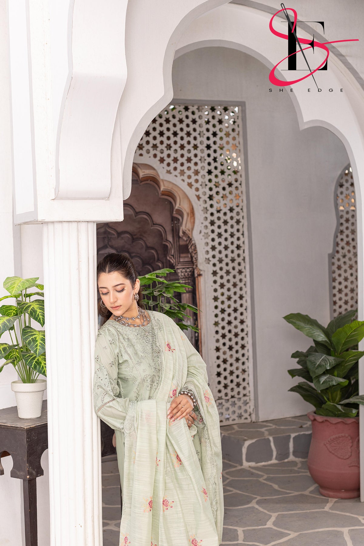 Three Piece Stitched Embroidered Suit - Summers 2025