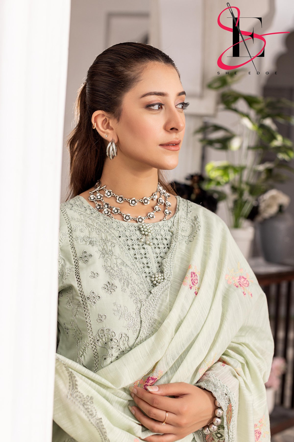 Three Piece Stitched Embroidered Suit - Summers 2025