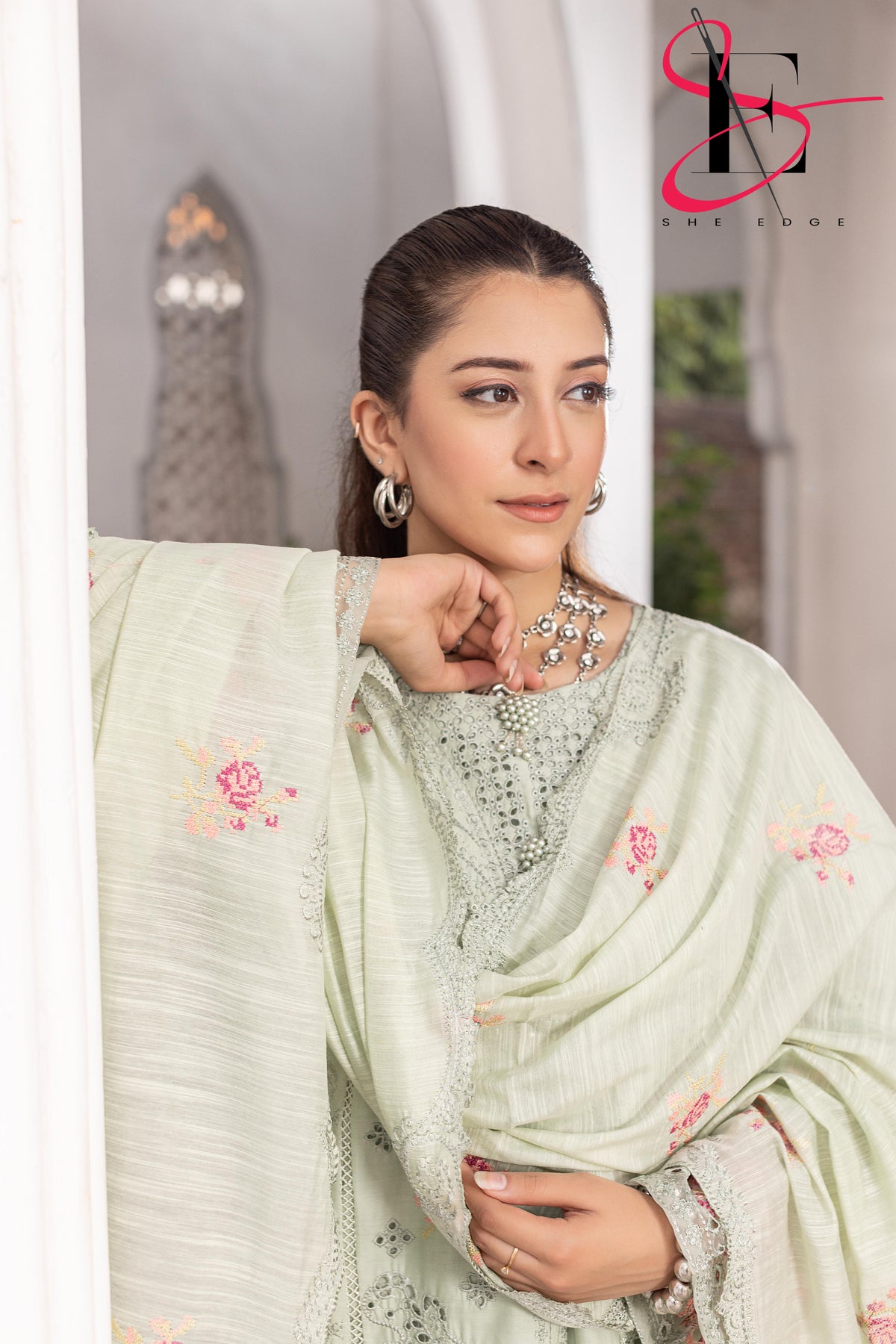 Three Piece Stitched Embroidered Suit - Summers 2025