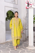 Three Piece Stitched Embroidered Suit - Summers 2025