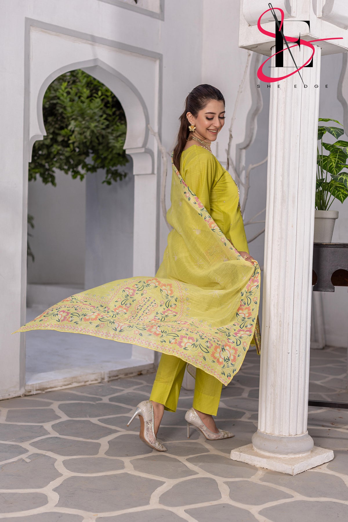 Three Piece Stitched Embroidered Suit - Summers 2025