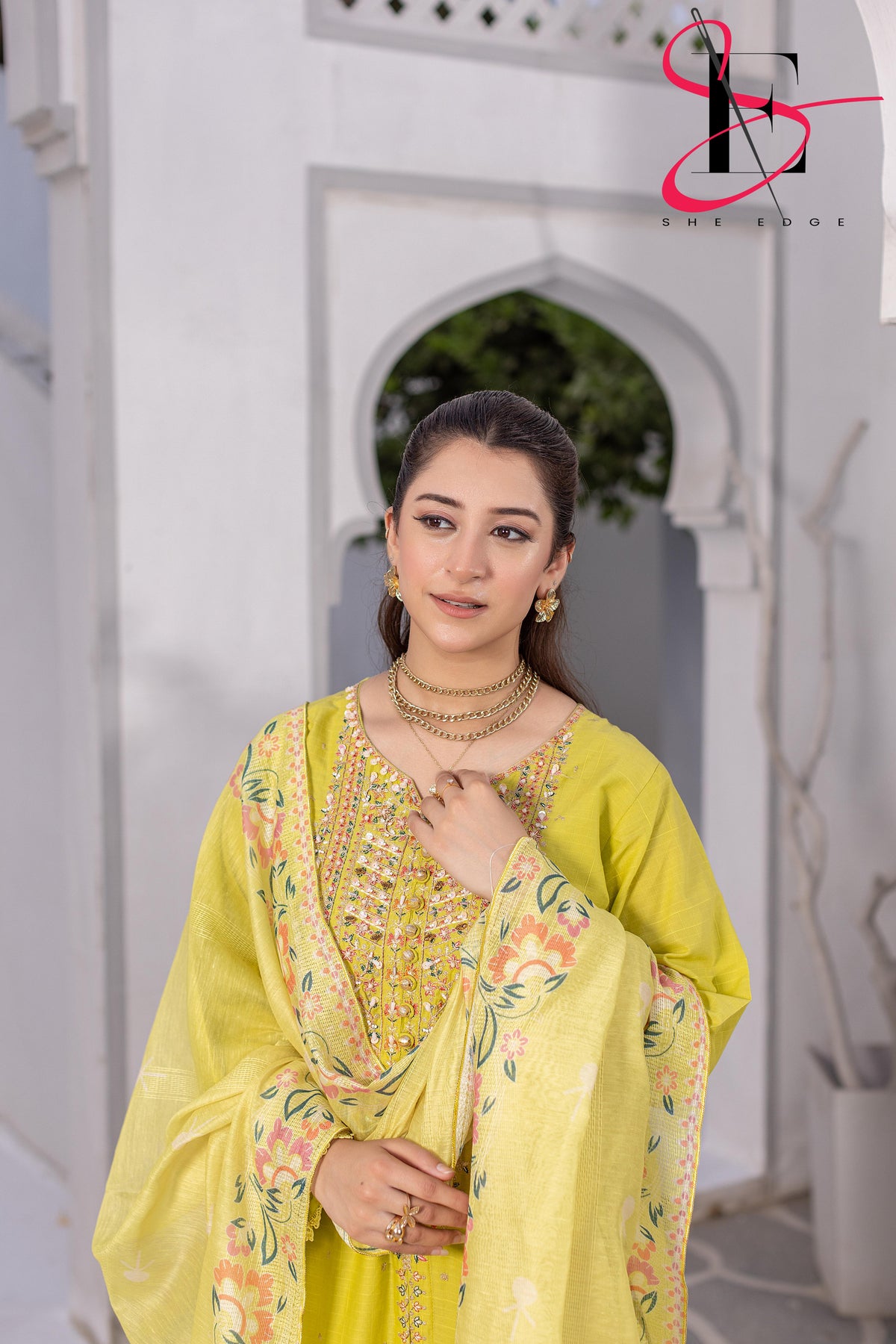 Three Piece Stitched Embroidered Suit - Summers 2025