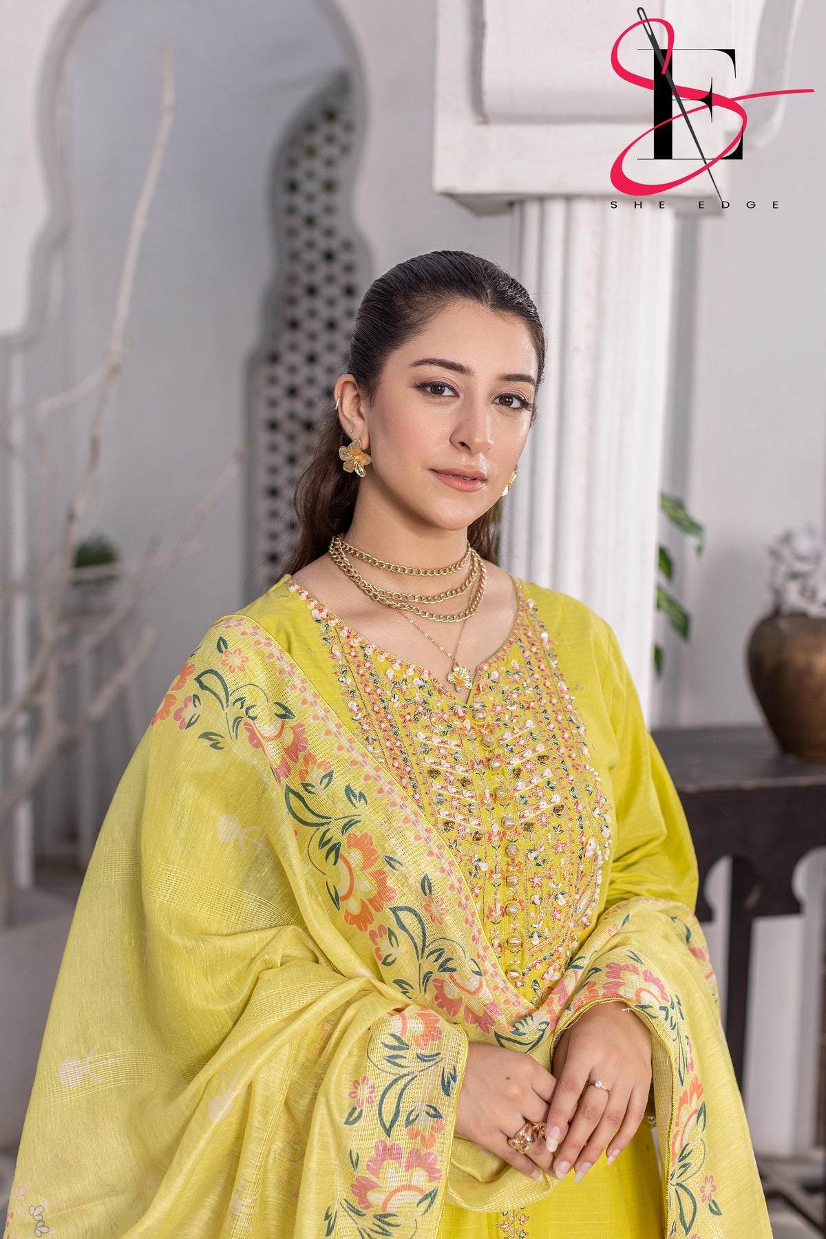 Three Piece Stitched Embroidered Suit - Summers 2025