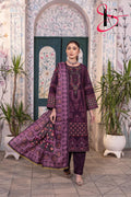 Three Piece Stitched Embroidered Suit - Winters 2025