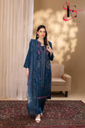 Three Piece Stitched Embroidered Suit - Winters 2025