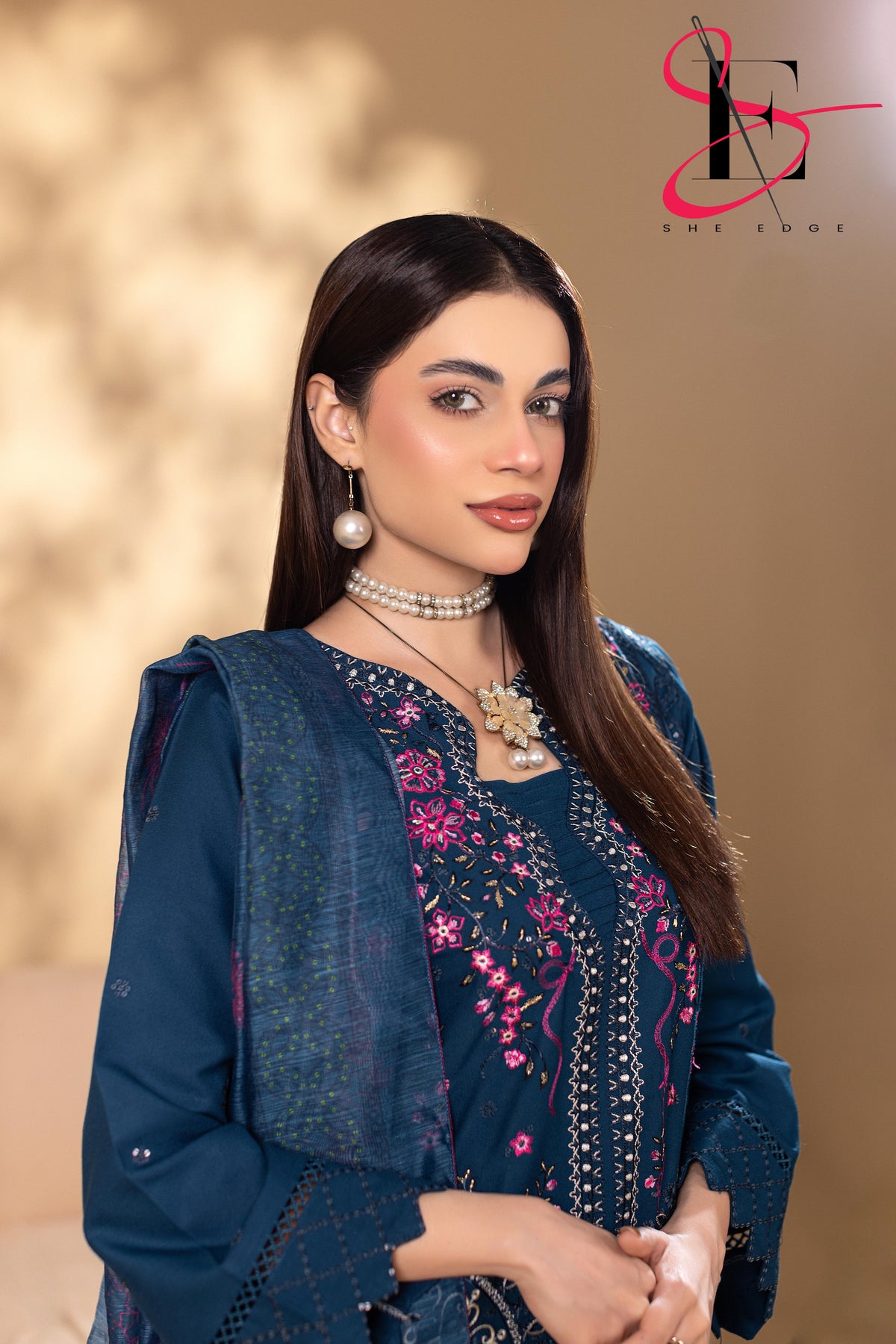 Three Piece Stitched Embroidered Suit - Winters 2025