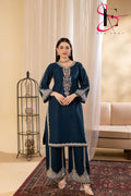 Three Piece Stitched Embroidered Suit - Winters 2025