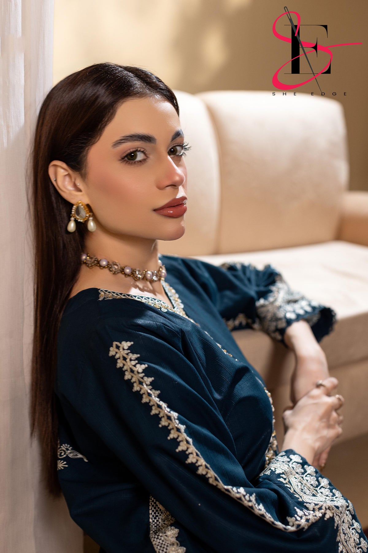 Three Piece Stitched Embroidered Suit - Winters 2025