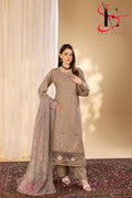 Three Piece Stitched Embroidered Suit - Winters 2025