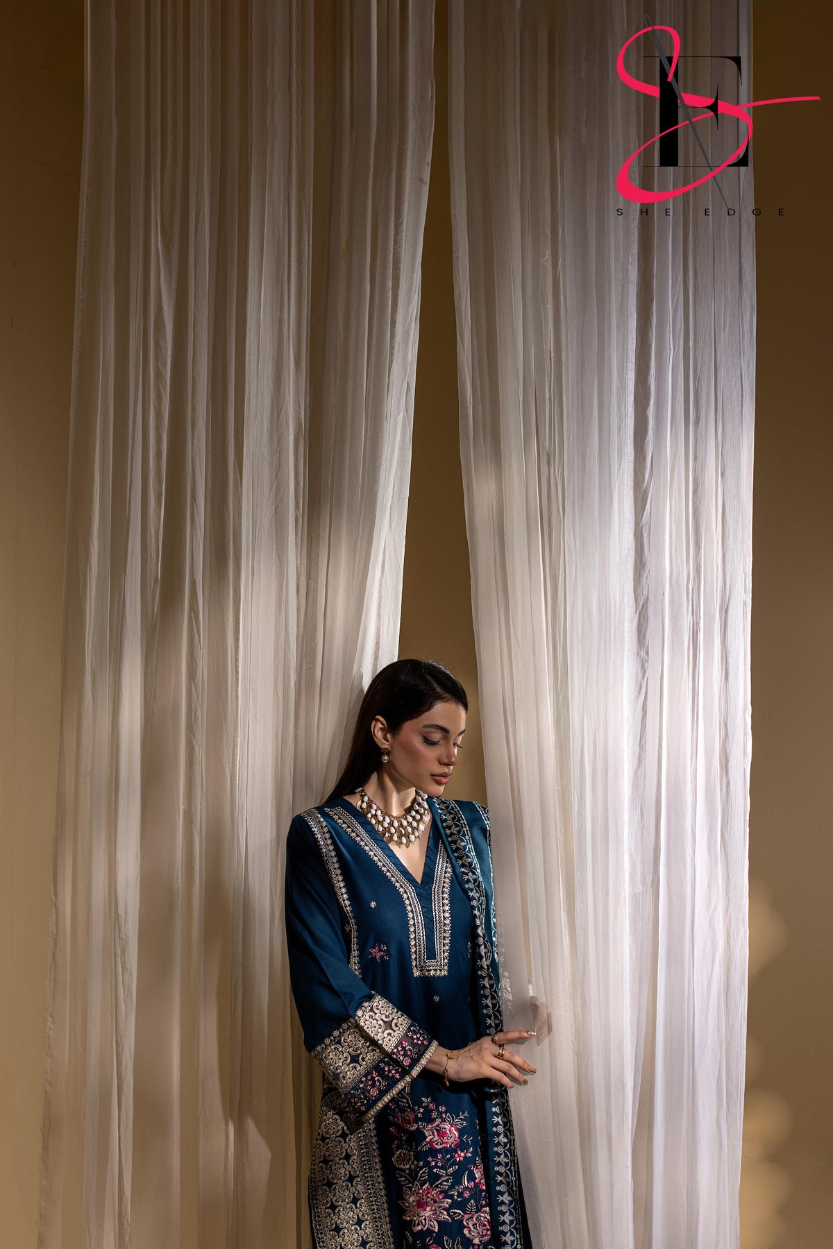 Three Piece Stitched Embroidered Suit - Winters 2025