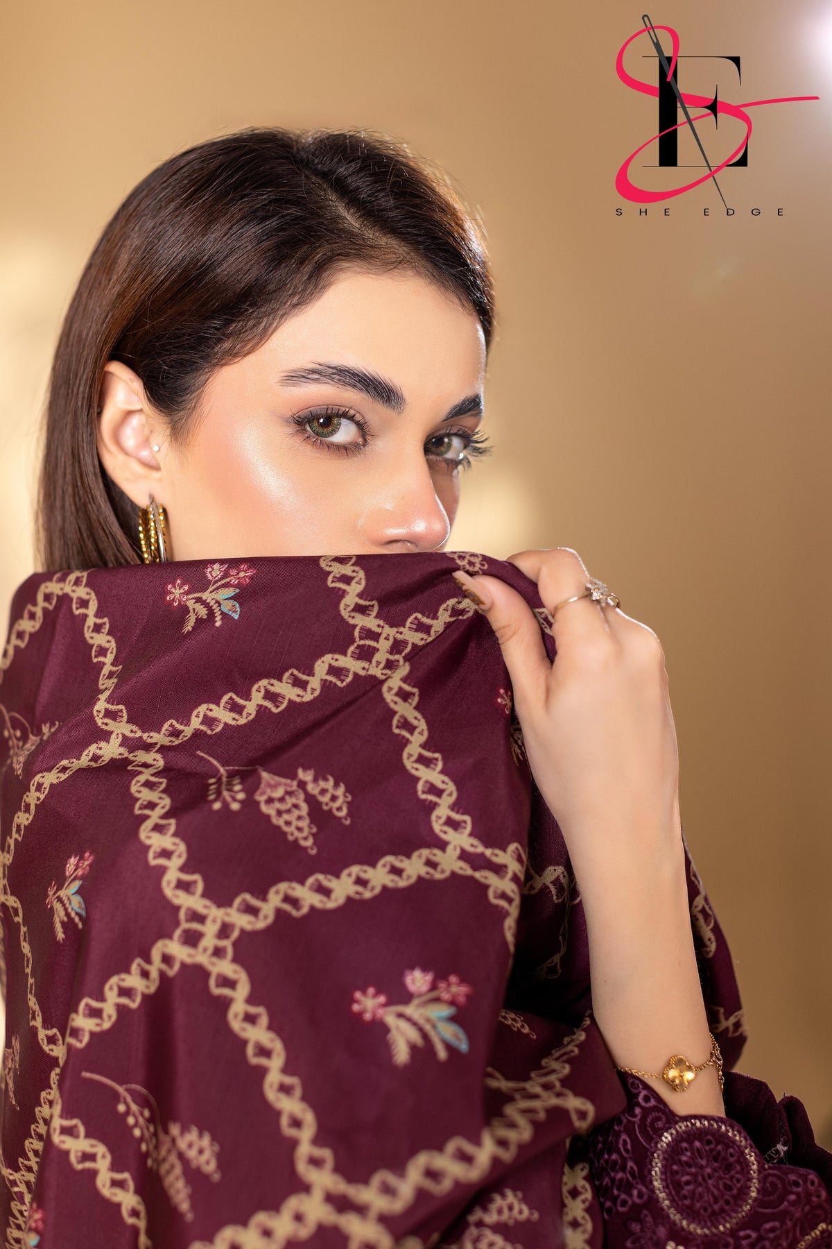 Three Piece Stitched Embroidered Suit - Winters 2025