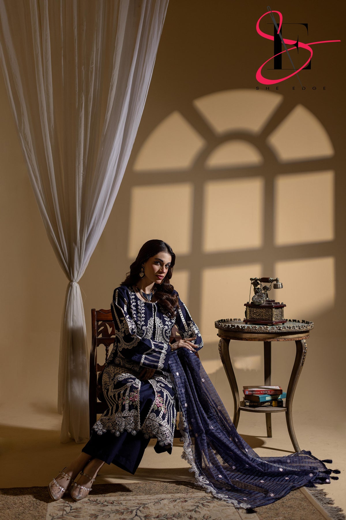 Three Piece Stitched Embroidered Suit - Winters 2025