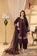 Three Piece Stitched Embroidered Suit - Winters 2025
