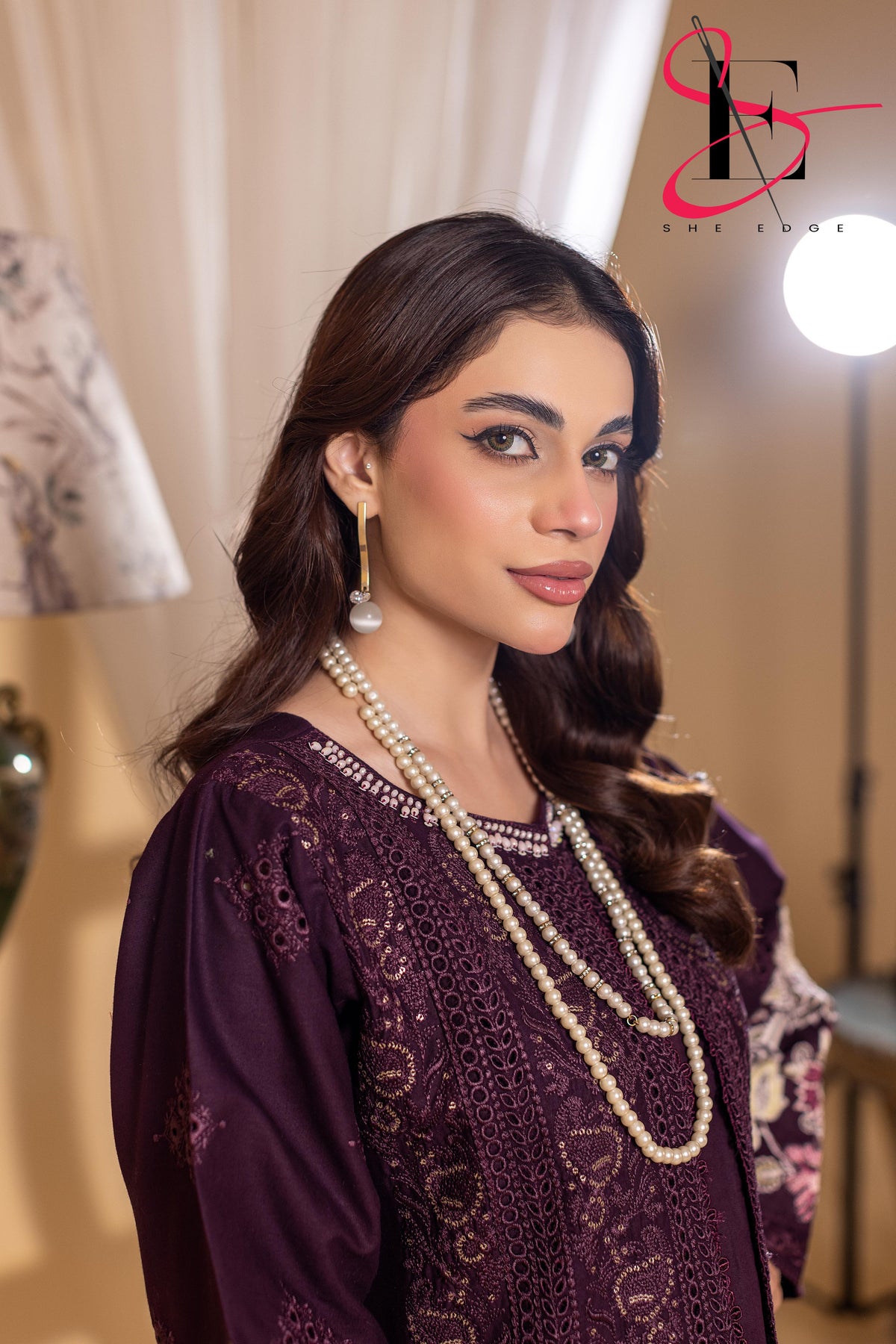 Three Piece Stitched Embroidered Suit - Winters 2025
