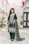 Three Piece Stitched Embroidered Suit - Winters 2025