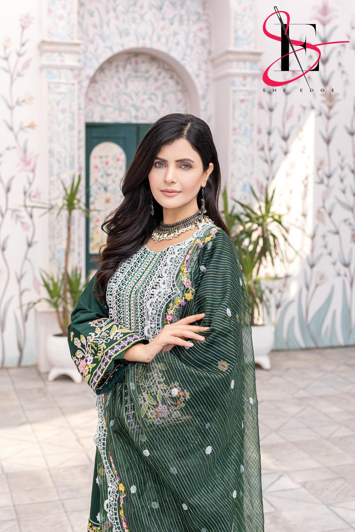 Three Piece Stitched Embroidered Suit - Winters 2025
