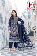 Three Piece Stitched Embroidered Suit - Winters 2025