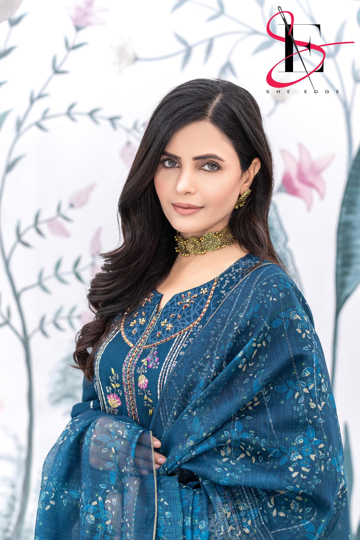 Three Piece Stitched Embroidered Suit - Winters 2025