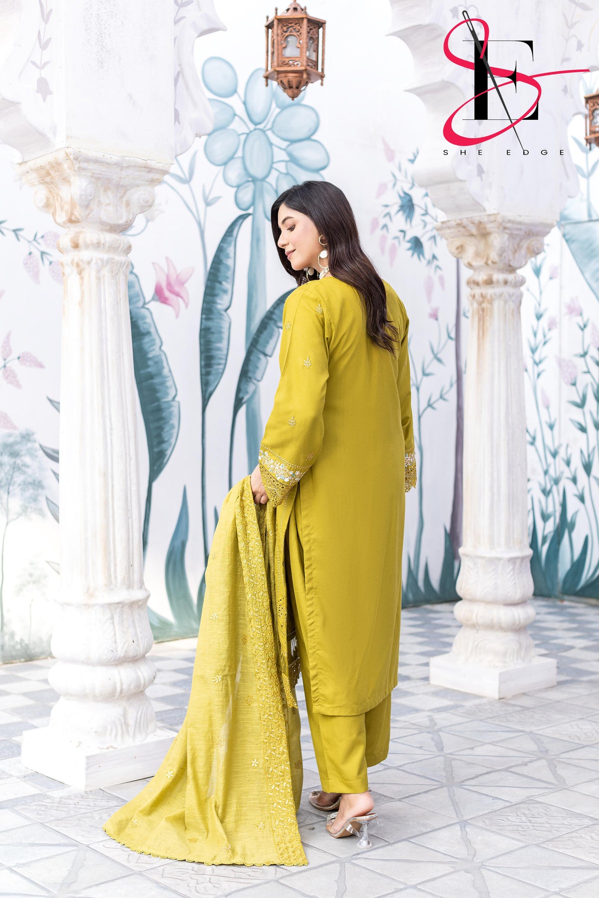 Three Piece Stitched Embroidered Suit - Winters 2025