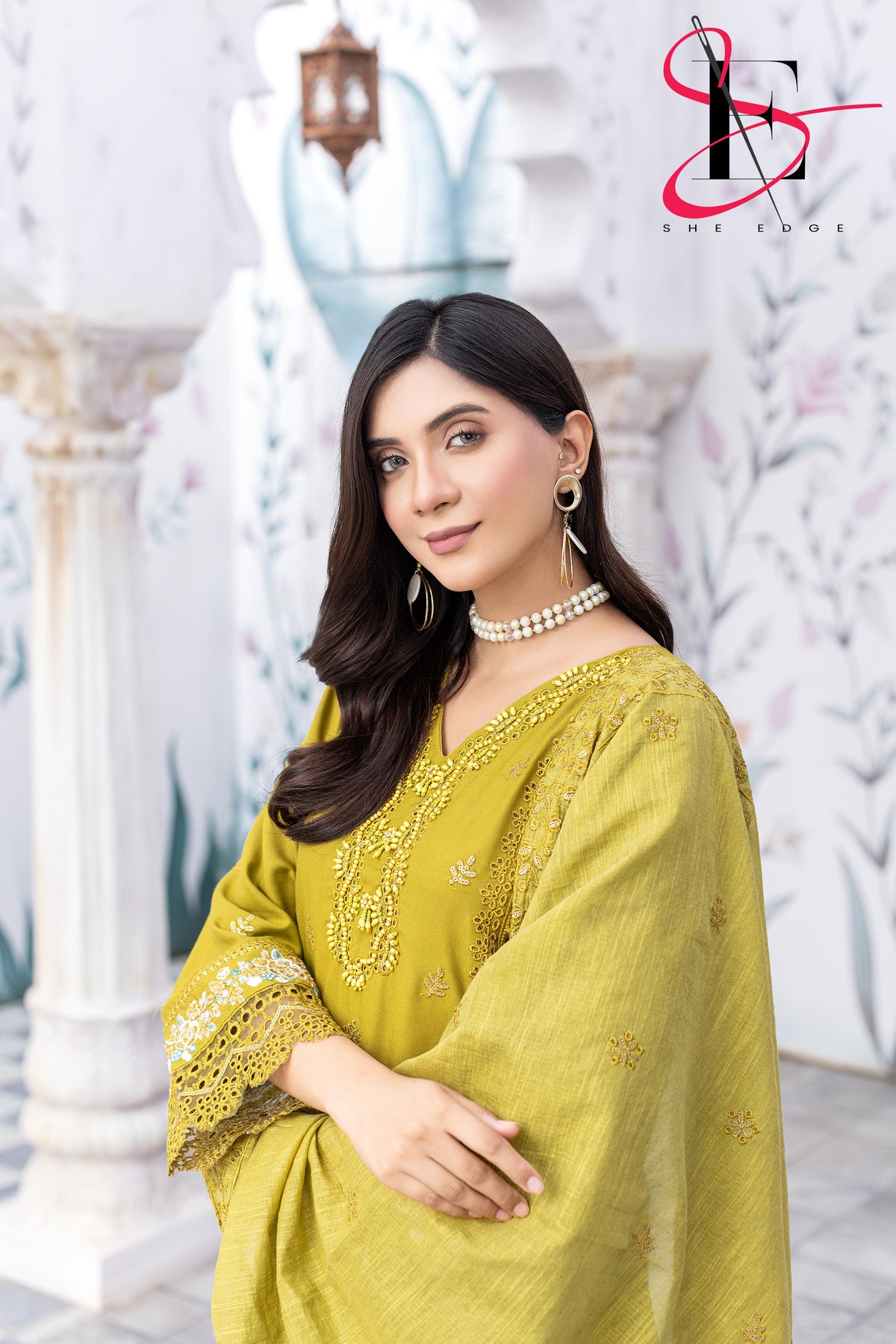 Three Piece Stitched Embroidered Suit - Winters 2025