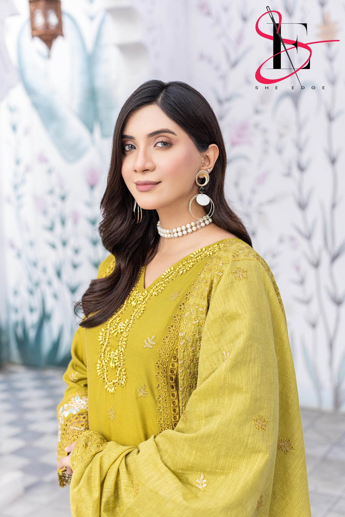 Three Piece Stitched Embroidered Suit - Winters 2025