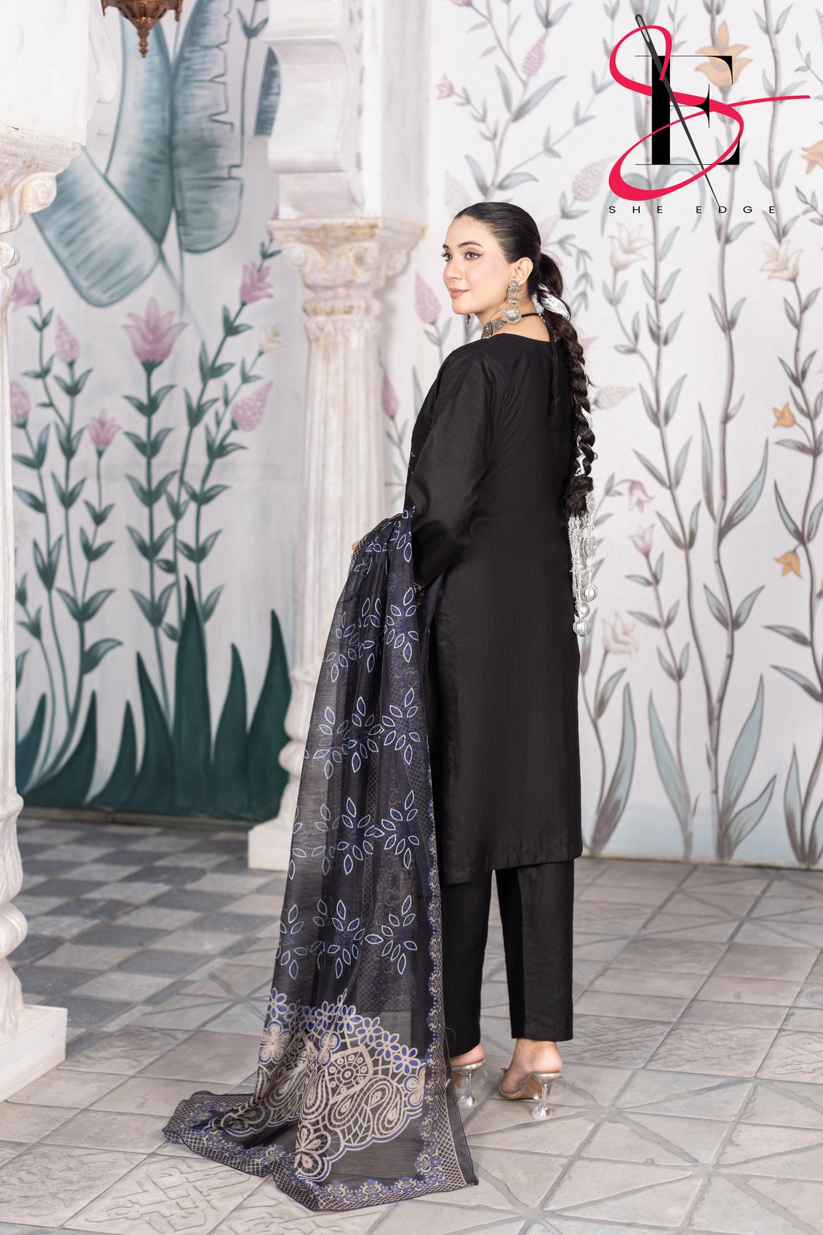 Three Piece Stitched Embroidered Suit - Winters 2025