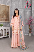 Three Piece Stitched Embroidered Suit - Summers 2025