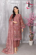 Three Piece Stitched Embroidered Suit - Summers 2025