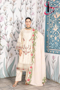 Three Piece Stitched Embroidered Suit - Winters 2025
