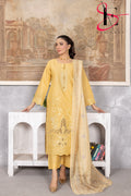 Three Piece Stitched Embroidered Suit - Summers 2025