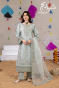 Three Piece Stitched Embroidered Suit Festive Collection - Summers 2026