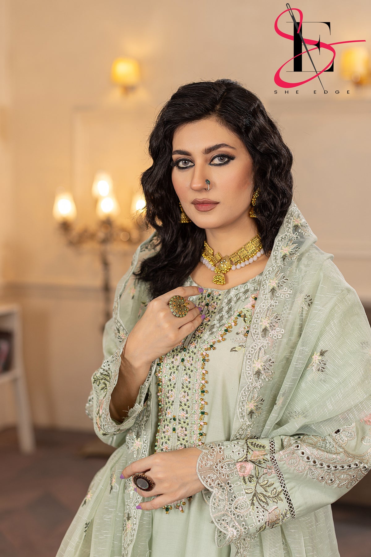 Three Piece Stitched Embroidered Suit - Summers 2025
