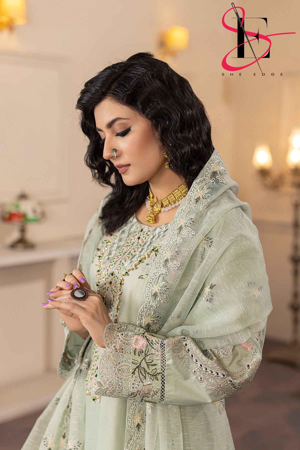 Three Piece Stitched Embroidered Suit - Summers 2025
