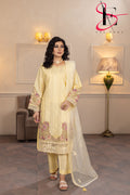 Three Piece Stitched Embroidered Suit - Summers 2025