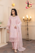 Three Piece Stitched Embroidered Suit - Summers 2025