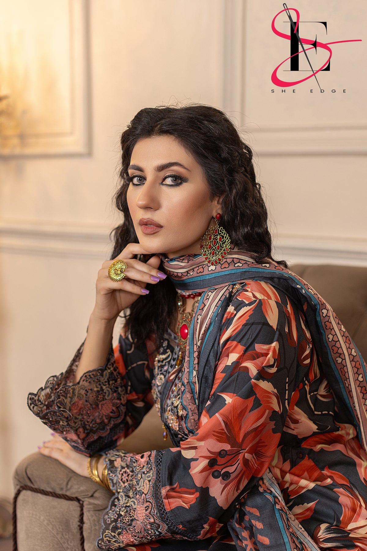 Three Piece Printed Stitched Embroidered Suit - Summers 2025