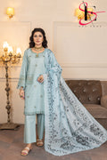 Three Piece Stitched Embroidered Suit - Summers 2025
