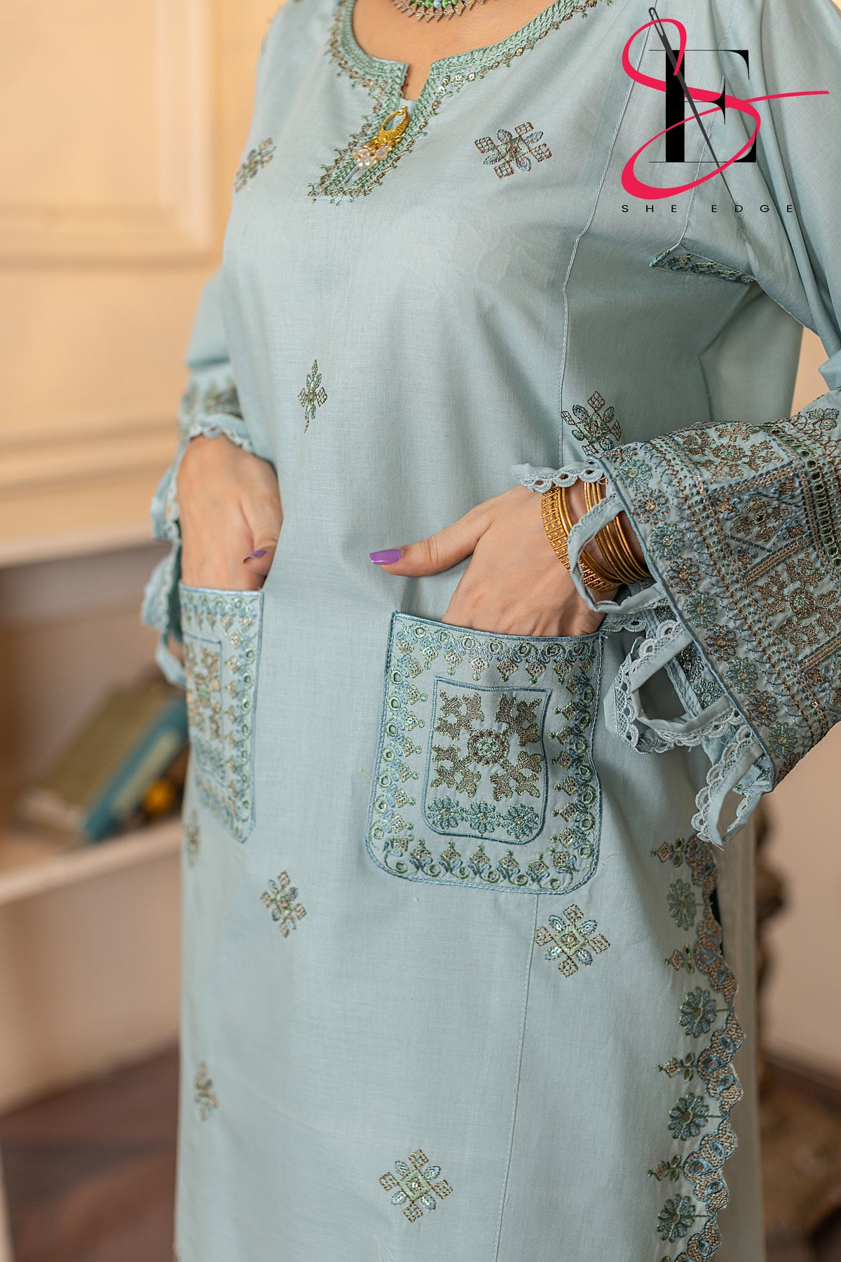 Three Piece Stitched Embroidered Suit - Summers 2025