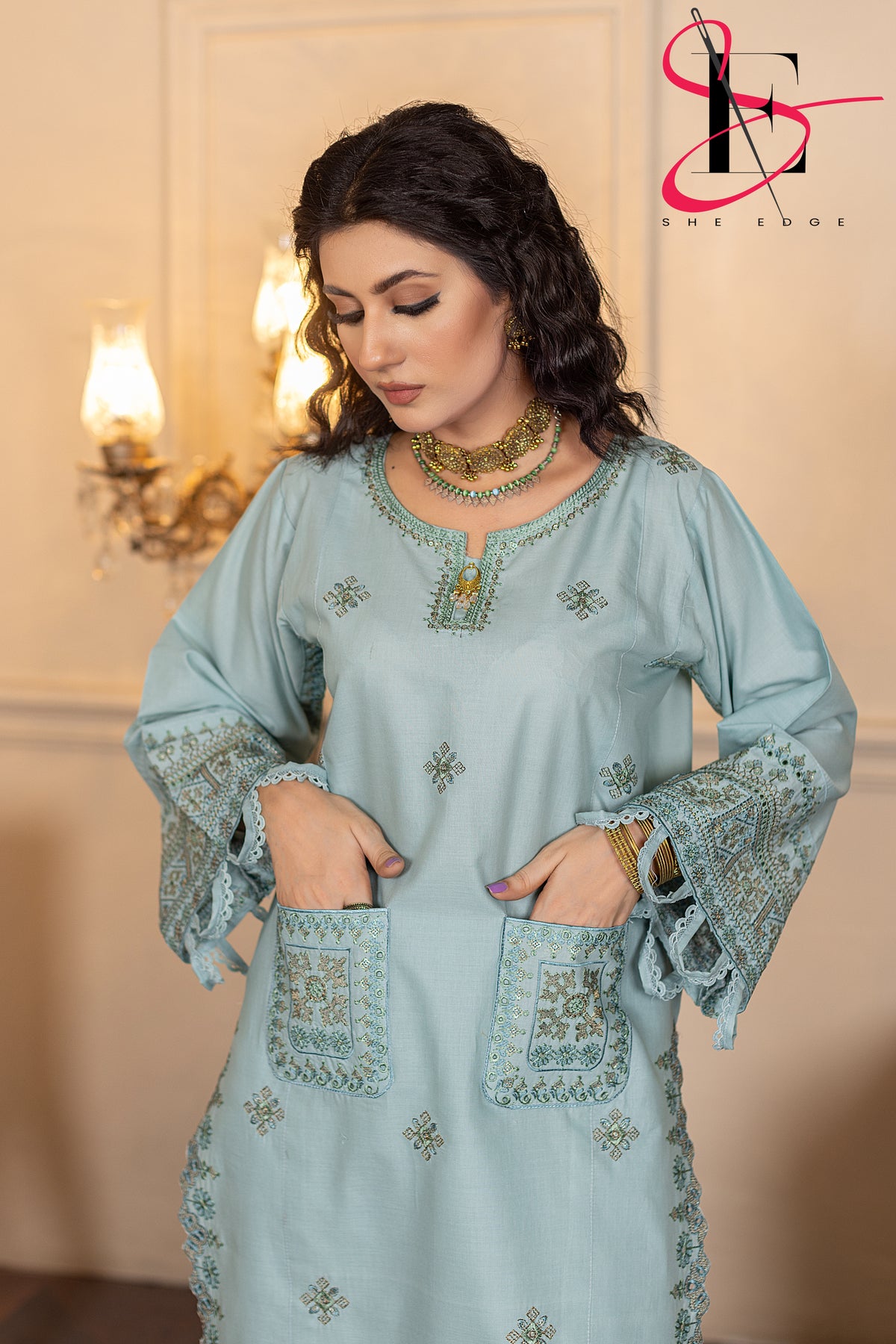 Three Piece Stitched Embroidered Suit - Summers 2025