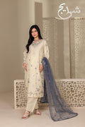 Three Piece Stitched Embroidered Suit Festive Collection - Summers 2026