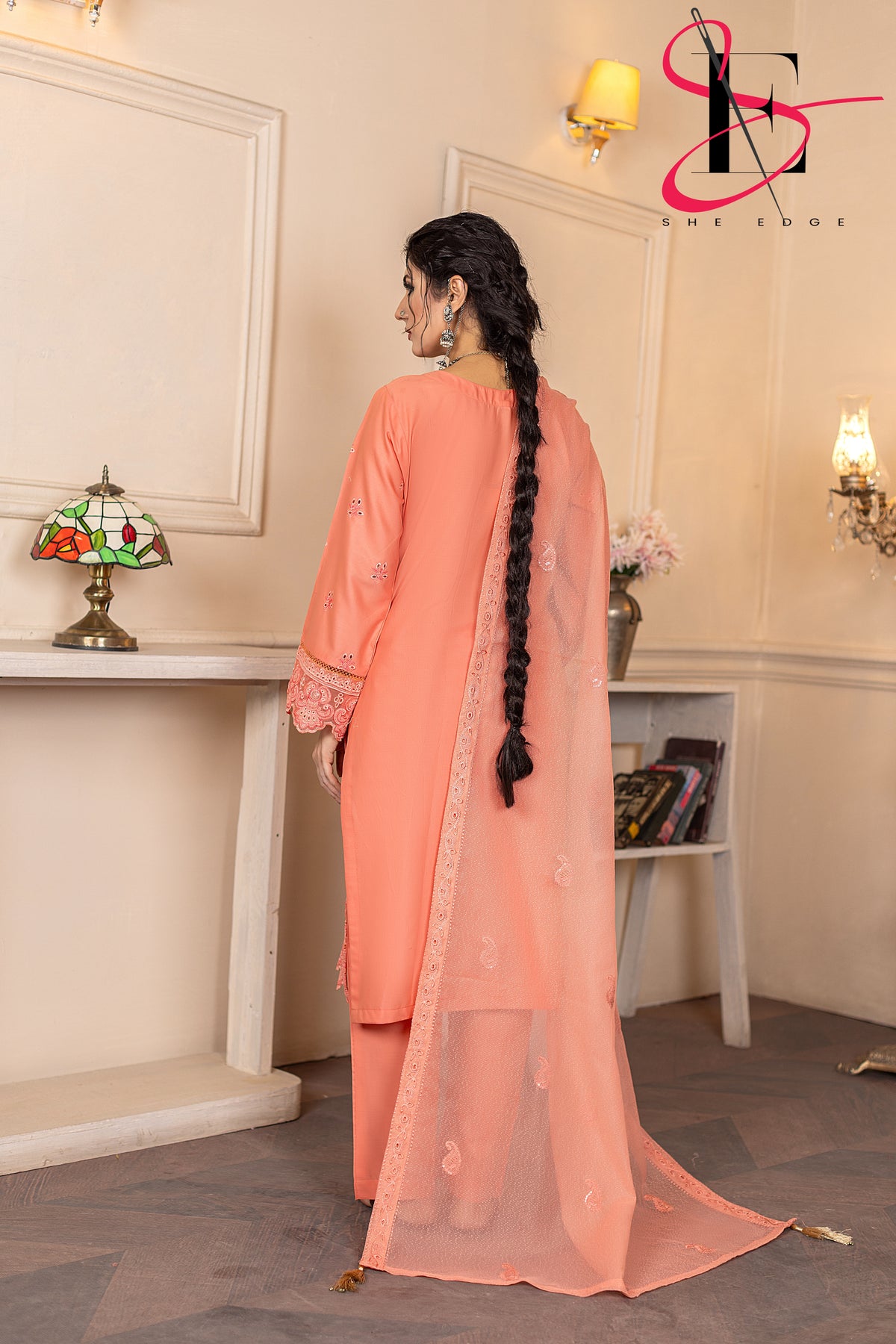 Three Piece Stitched Embroidered Suit - Summers 2025