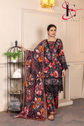 Three Piece Printed Stitched Embroidered Suit - Summers 2025
