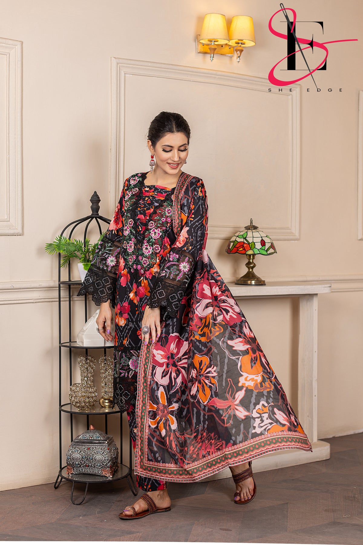 Three Piece Printed Stitched Embroidered Suit - Summers 2025