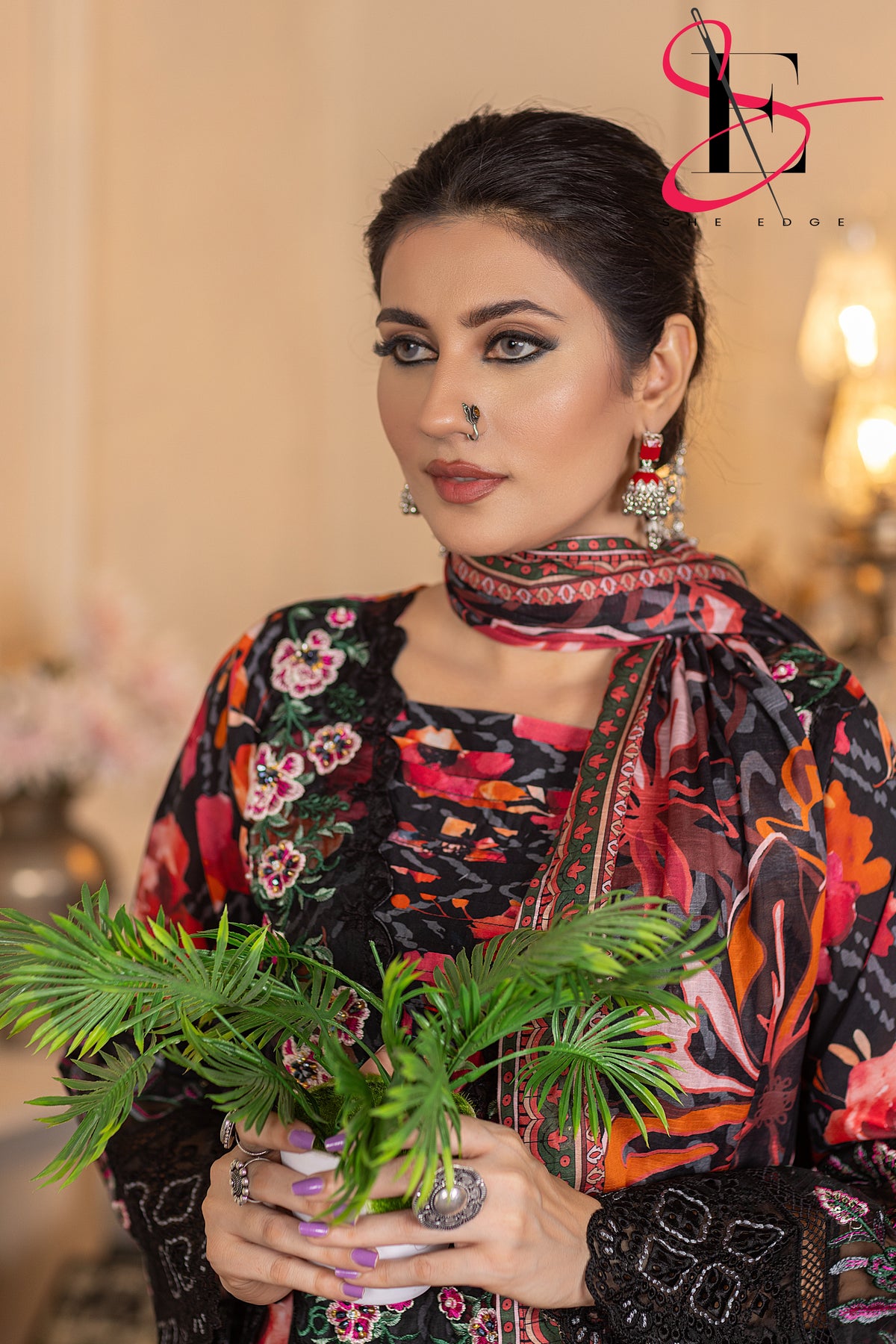 Three Piece Printed Stitched Embroidered Suit - Summers 2025