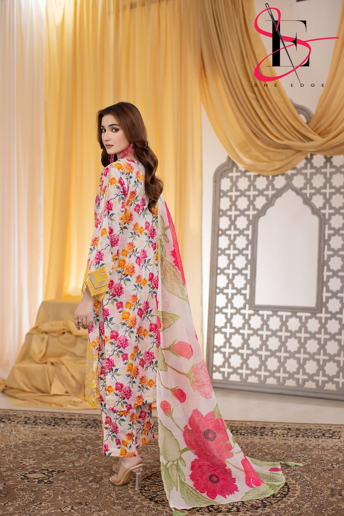 Three Piece Printed Stitched Embroidered Suit - Summers 2025