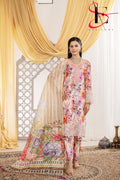 Three Piece Printed Stitched Embroidered Suit - Summers 2025