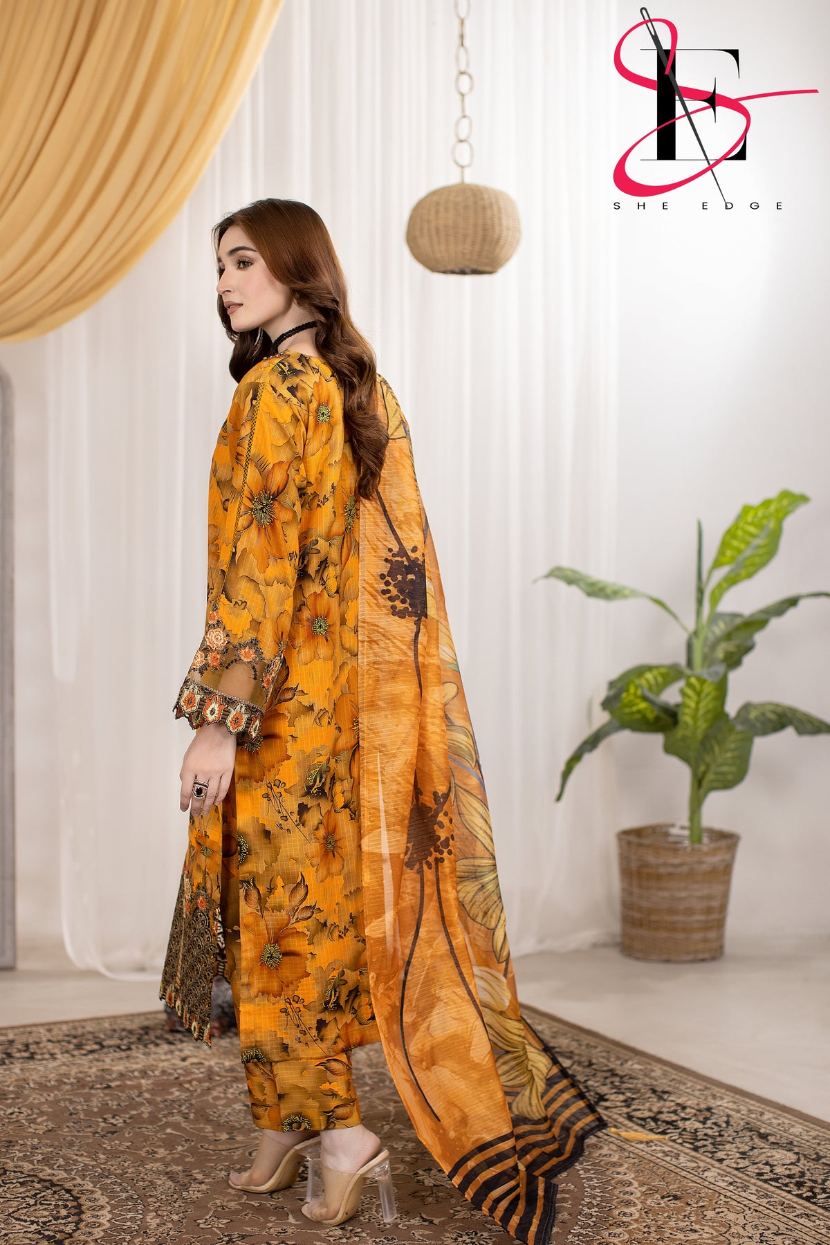 Three Piece Printed Stitched Embroidered Suit - Summers 2025