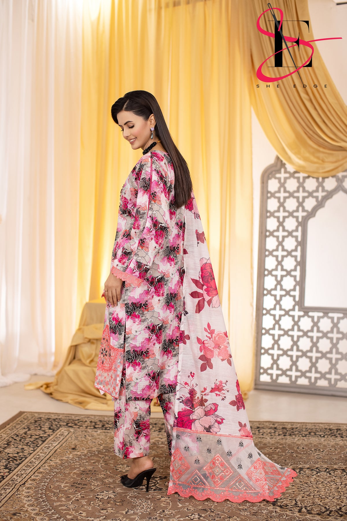 Three Piece Printed Stitched Embroidered Suit - Summers 2025